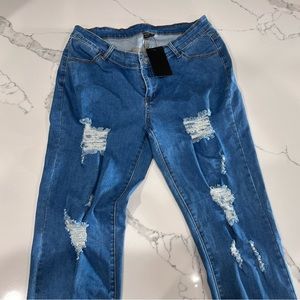 SHEIN XXL Crop Jeans